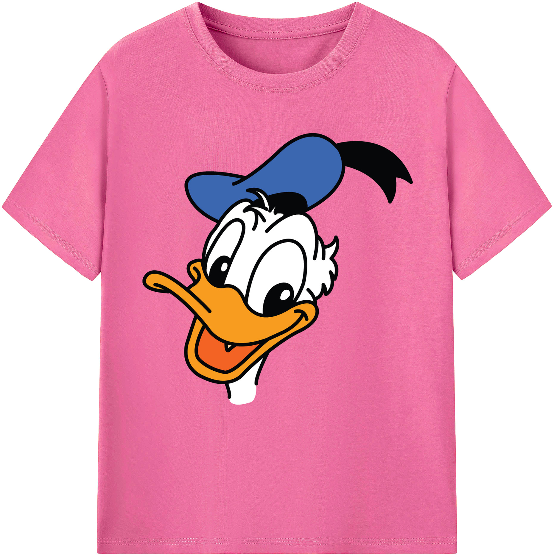 （画像用） ミッキーマウス Mickey Mouse レディースカジュアルプリントTシャツ（綿100％）